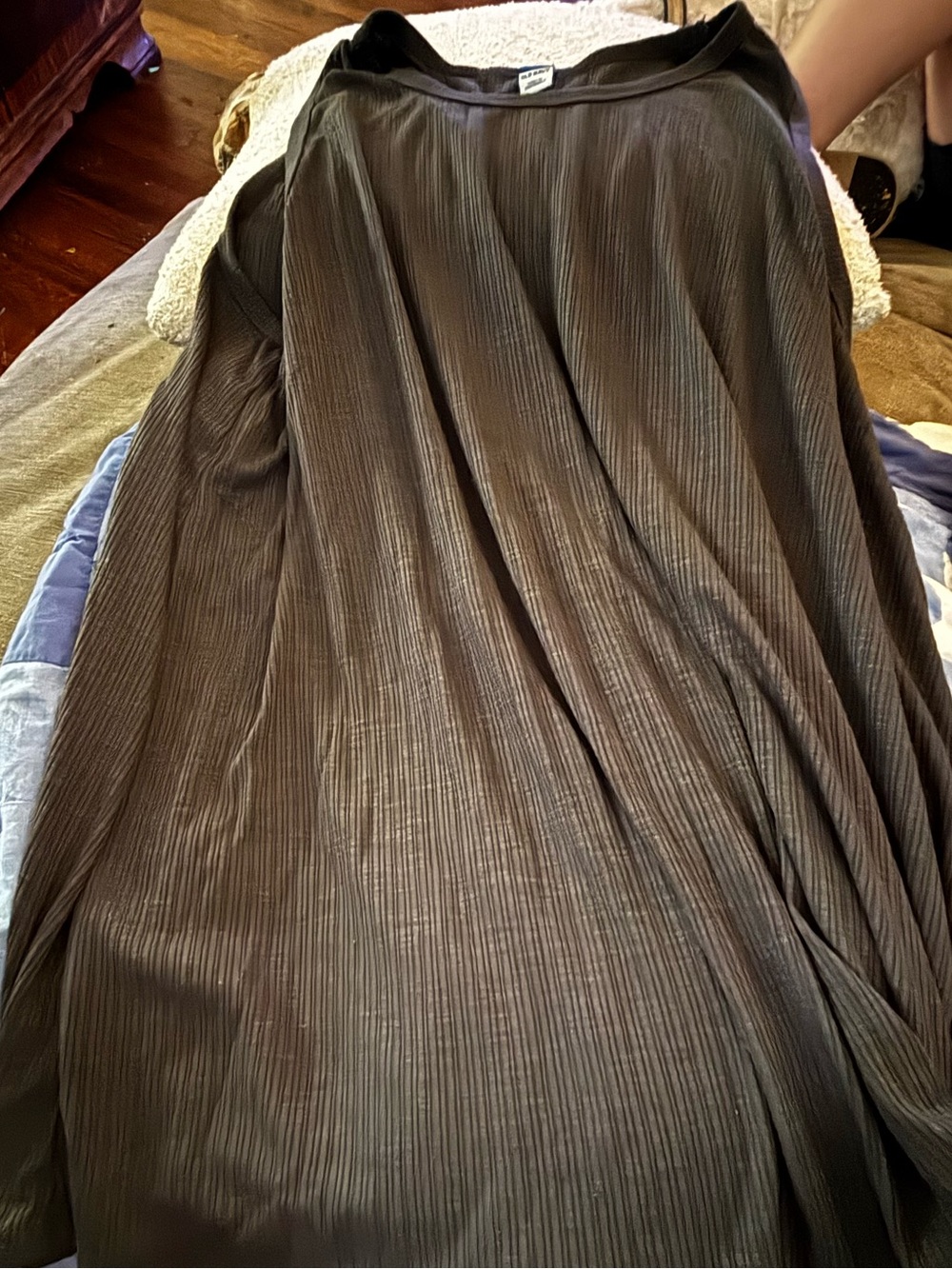 Women's gray Pleated tank Top XL Tall old navy